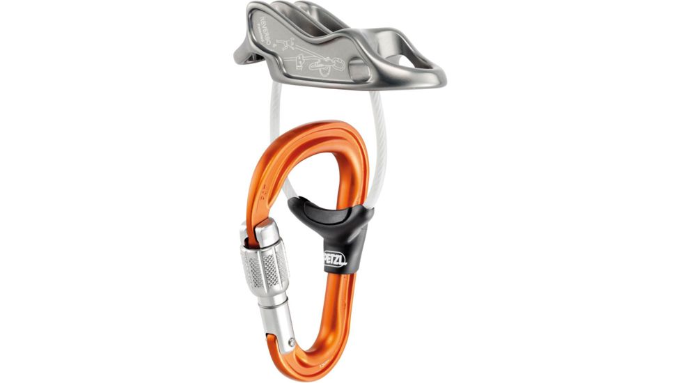 Petzl Unireverso Belay Device-Silver