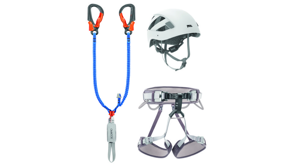 Petzl VIA FERRATA EASHOOK KIT with Lanyard, K029BA00
