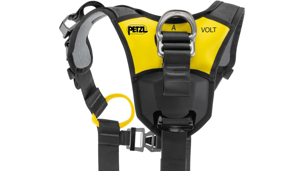 Petzl Volt Wind International Harness, Yellow/Black, 0, C072DB00