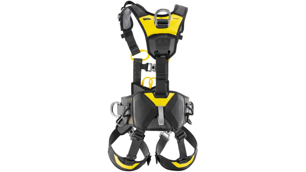 Petzl Volt Wind Offshore Harness, Yellow/Black, 0, C072FB00
