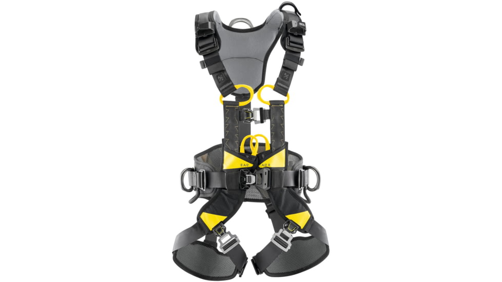 Petzl Volt Wind Offshore Harness, Yellow/Black, 0, C072FB00