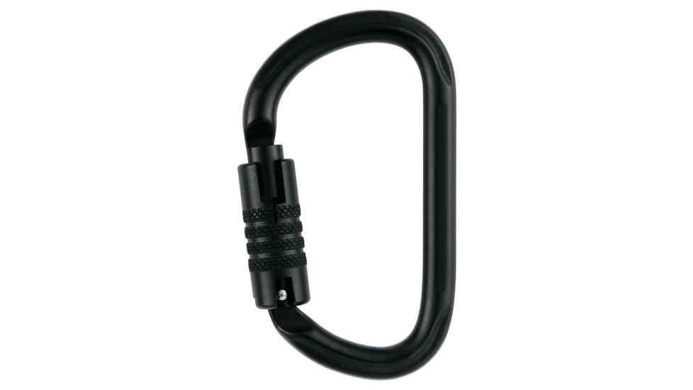 Petzl Vulcan Screw-Lock Connector, Black, M073AA01