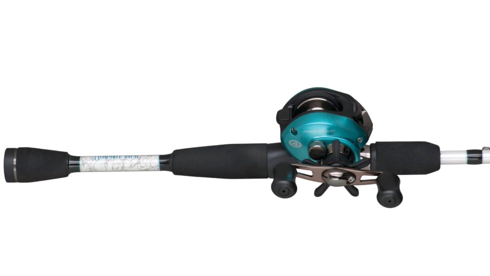 Pflueger Lady Trion Low Profile Combo, 6.2/1, Right, LP, 6ft. 3in. Rod Length, Medium Power, Fast Action, 1 Piece Rod, TRILPL63MCBO