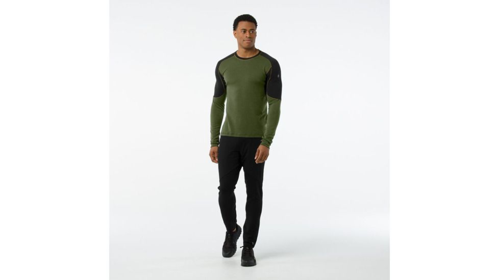 Smartwool PhD Light Long Sleeve-Men's, Chive H, Large, SW014013A31-L