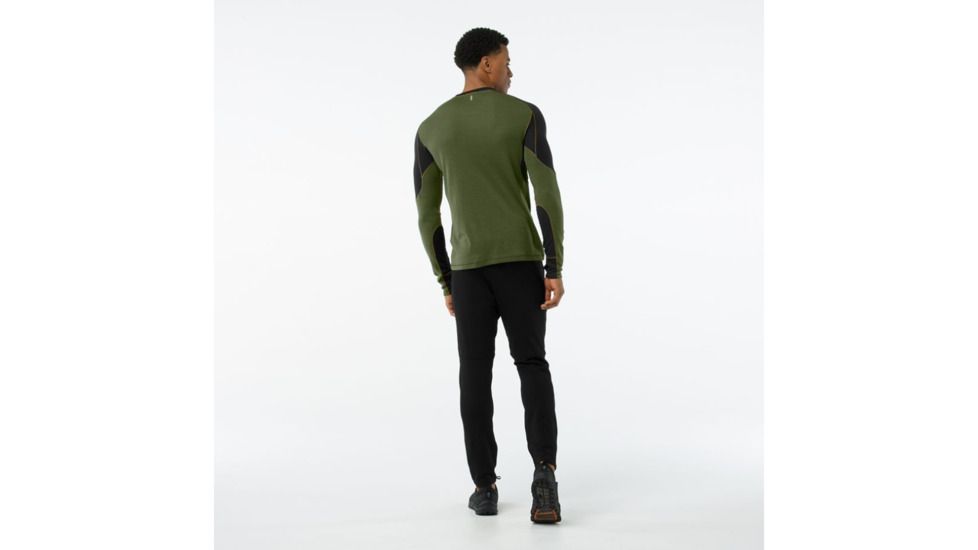 Smartwool PhD Light Long Sleeve-Men's, Chive H, Large, SW014013A31-L