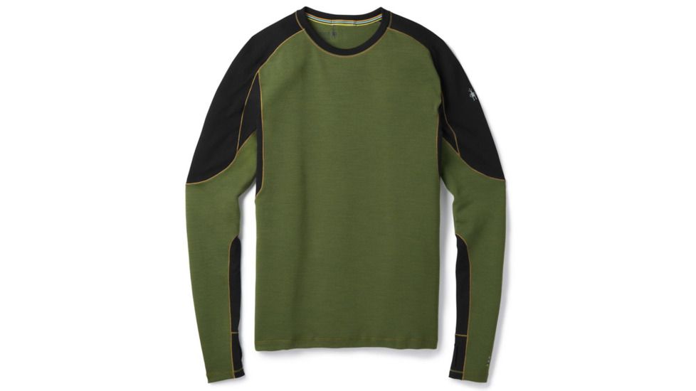 Smartwool PhD Light Long Sleeve-Men's, Chive H, Large, SW014013A31-L