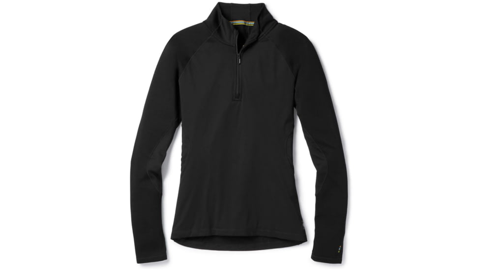 Smartwool PhD Light Wind Zip T-Women's, Black, Medium, SW014082001-M