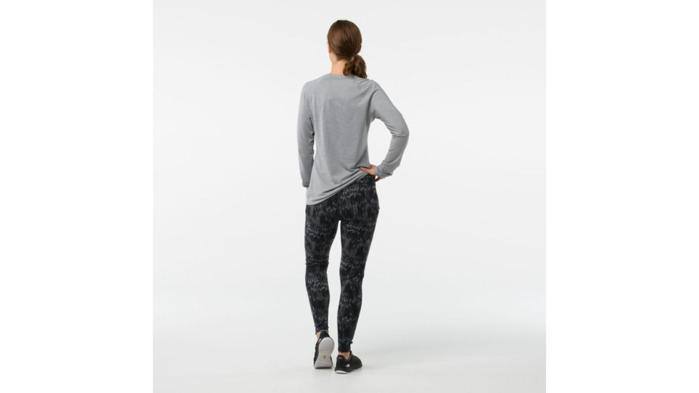 Smartwool PhD Printed Tight-Women's, Black, Large, SW014083001-L