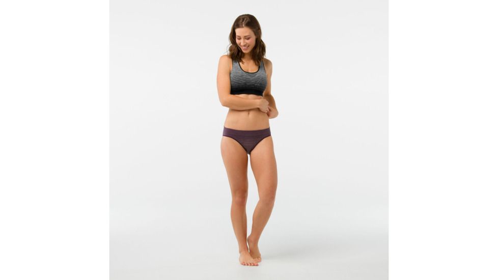 Smartwool PhD Seamless Bikini Womens, Bordeaux, M, SW016026590-M