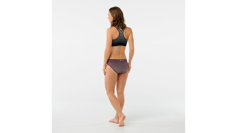 Smartwool PhD Seamless Bikini Womens, Bordeaux, M, SW016026590-M