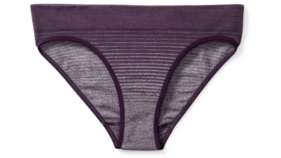 Smartwool PhD Seamless Bikini Womens, Bordeaux, M, SW016026590-M