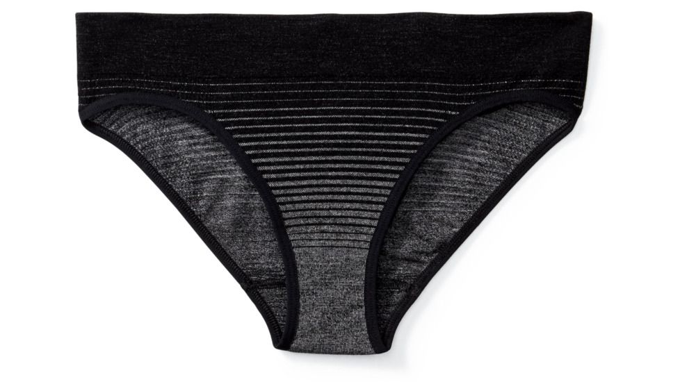 Smartwool PhD Seamless Bikini Womens, Black, XS, SW016026001-XS