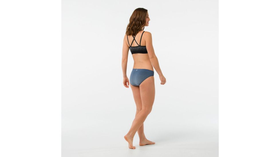 Smartwool PhD Seamless Bikini Womens, Dark Blue Steel, XS, SW016026292-XS