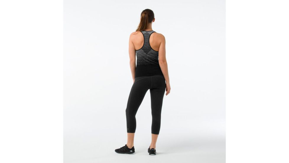 Smartwool PhD Seamless Long Bra-Women's, Black, Medium, SW016025001-M