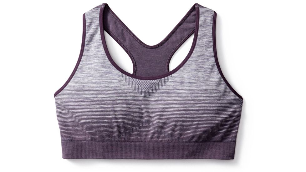 Smartwool PhD Seamless Racerback Bra Womens, Bordeaux, XS, SW016024590-XS