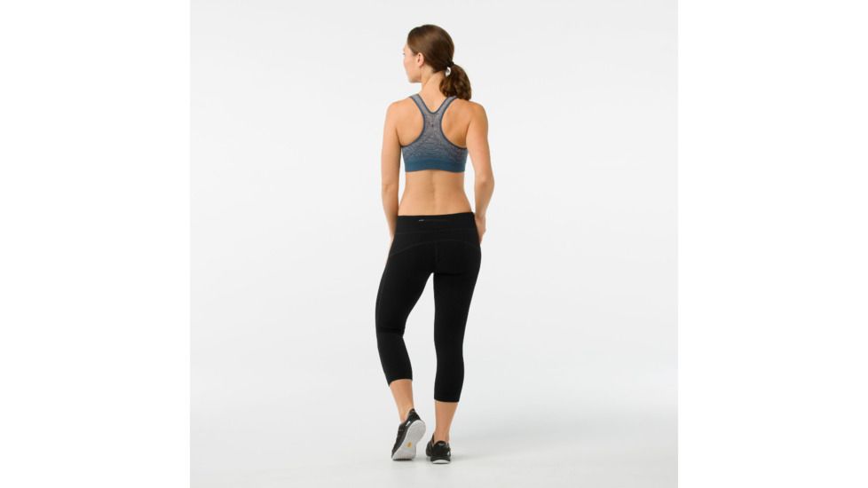 Smartwool PhD Seamless Racerback Bra Womens, Dark Blue Steel, XS, SW016024292-XS