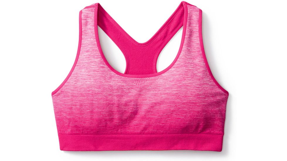 Smartwool PhD Seamless Racerback Bra Womens, Potion Pink, XS, SW016024906-XS