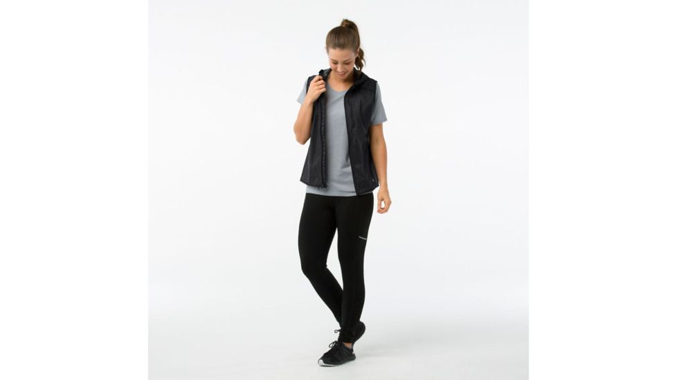 Smartwool PhD Ultra Light Sport Vest-Women's, Black, Extra Small, SW016030001-XS