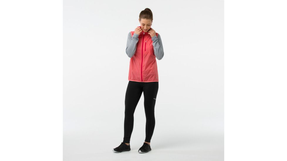 Smartwool PhD Ultra Light Sport Vest Womens, Bright Coral, S, SW016030494-S