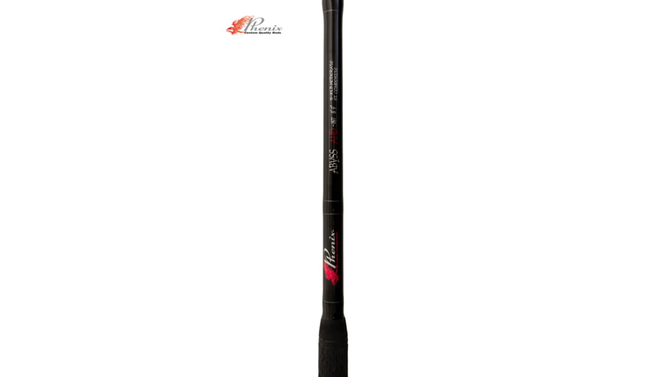 Phenix Abyss HD Casting Rod, 12-30#, Moderate, 1 Pieces, Black, 89, AHD-897-BLK