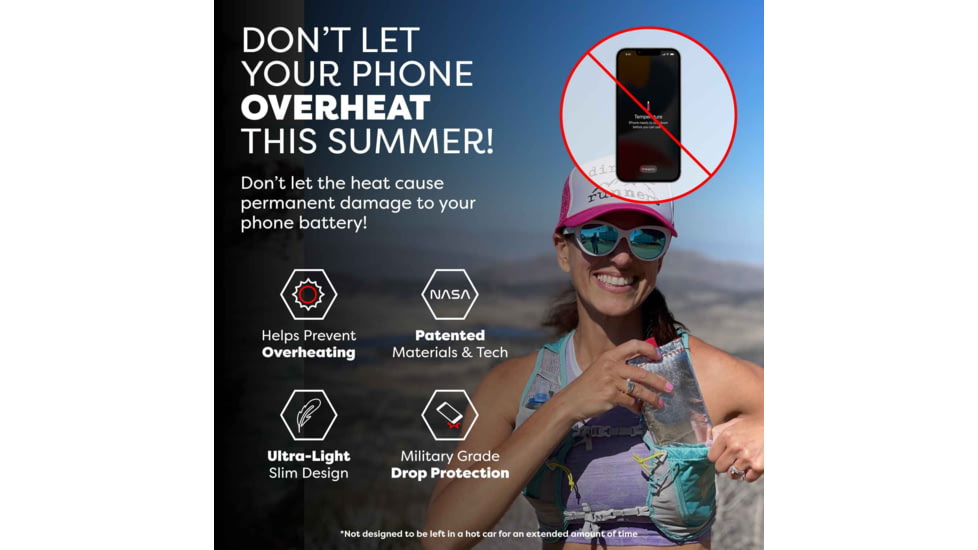 Phoozy Apollo Phone Protector, Silver, Medium, 444111