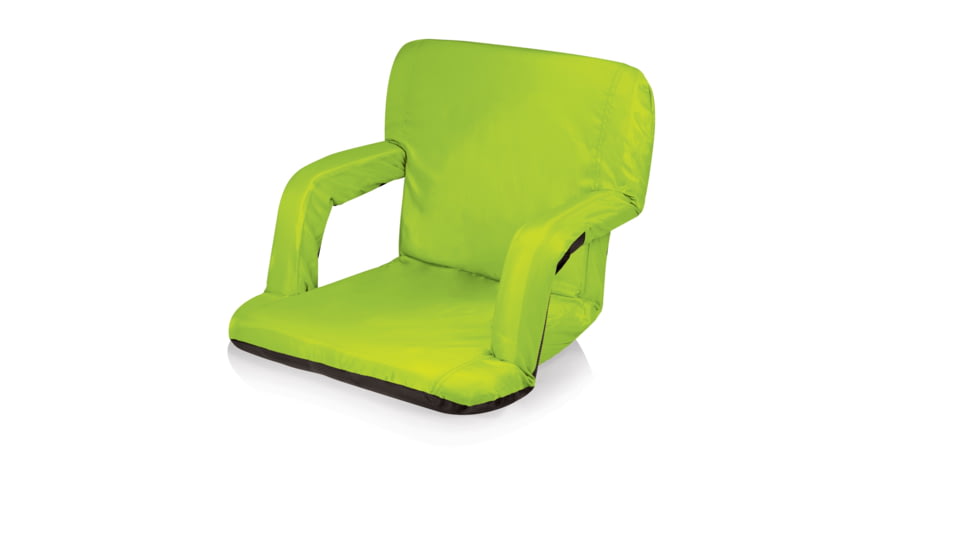 Picnic Time Ventura Seat - Portable Recliner Chair-Lime