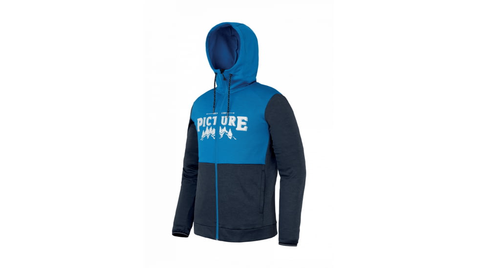 Picture Baxter Zip Tech Hoodie - Mens, Blue, 2XS, SMT018-C-XXS