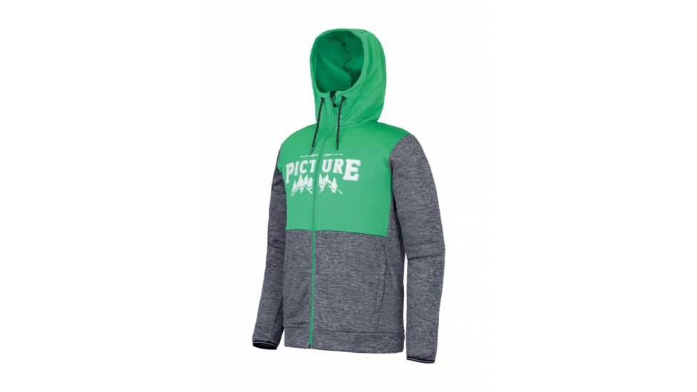 Picture Baxter Zip Tech Hoodie - Mens, Green, 2XS, SMT018-A-XXS