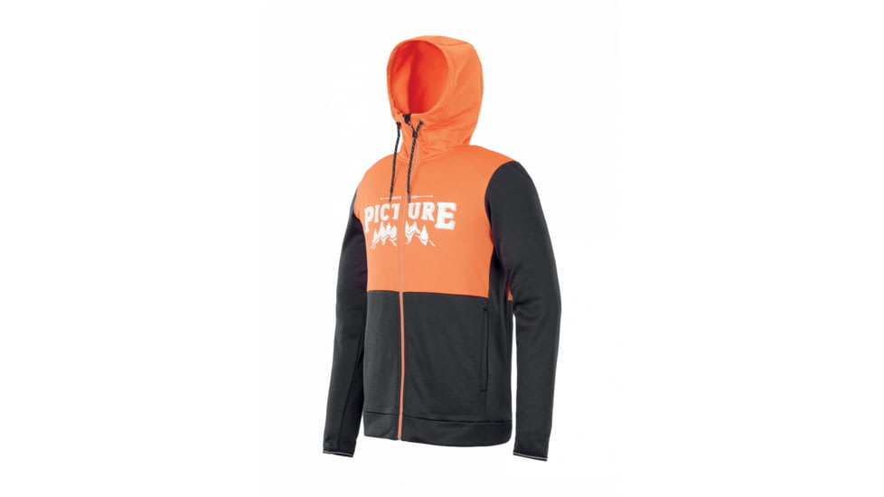 Picture Baxter Zip Tech Hoodie - Mens, Orange, 2XL, SMT018-B-XXL