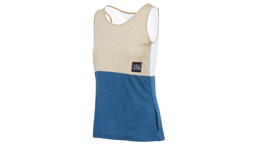 Picture Cloud Tech Top - Tank - Womens, Sand, Large, WTS283-C-L