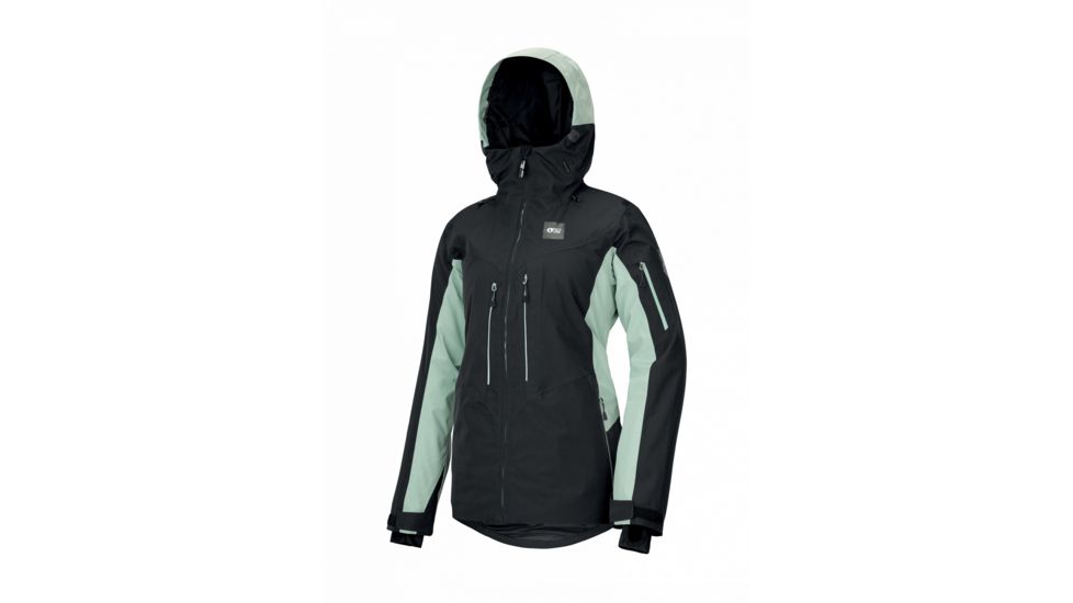 Picture Exa Jkt - Womens, Black Almond Green, Large, WVT148-E-L