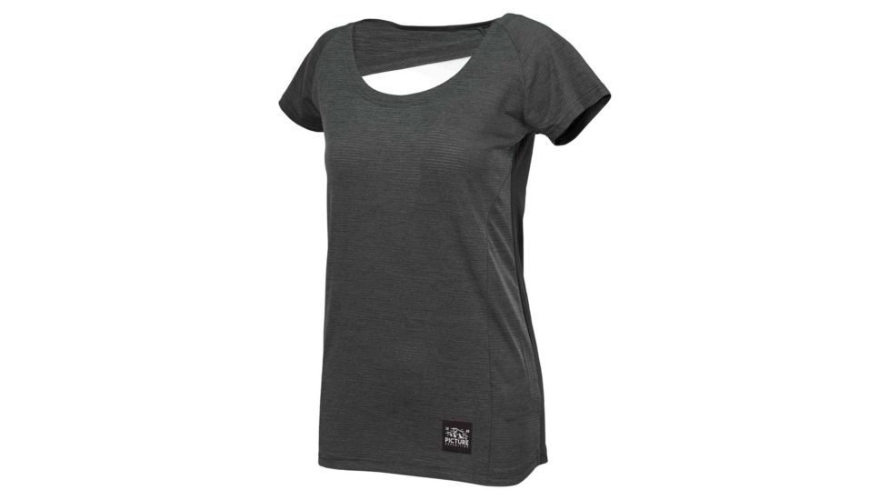 Picture Milli Tech Short Sleeve Tee - Womens, Black, Small, WTS282-B-S