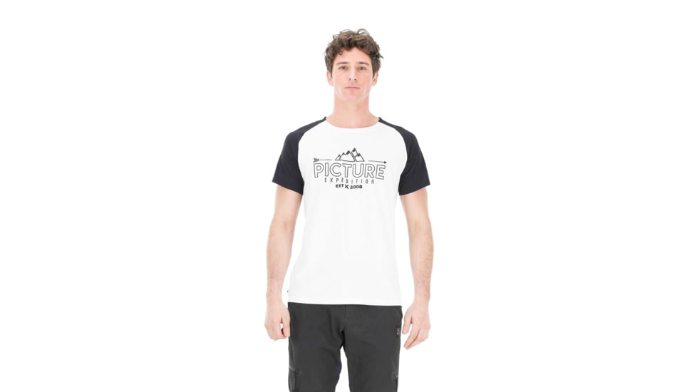 Picture Oddisee Tech Short Sleeve Tee - Mens, White, Small, MTS539-A-S