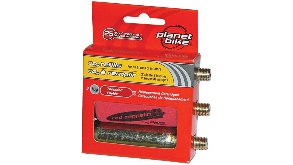 Planet Bike Co2 Refill 16g 3pk Threaded 1019-1