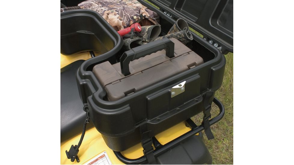 Plano Rear Mount ATV Box w/ Hinged Cover - Black 1510-01