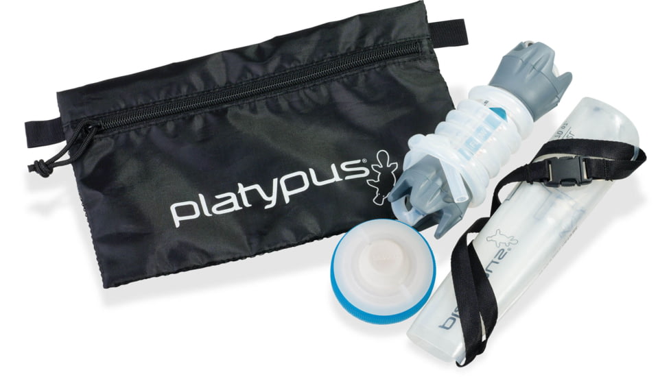 Platypus GravityWorks Water Filter Bottle Kit, 2.0L, Clear/Blue, 6952