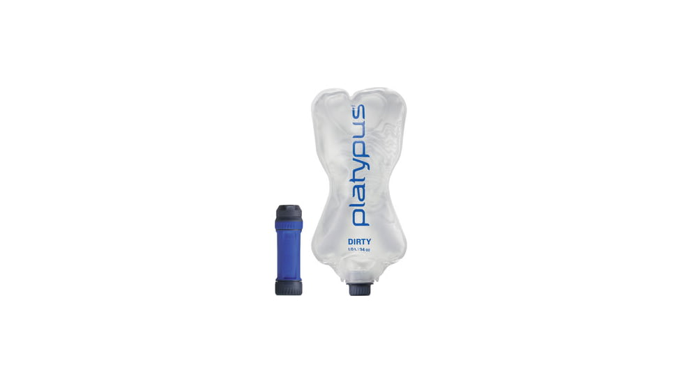 USED Platypus QuickDraw Microfilter System, Blue, 1L, 11459, EDEMO2