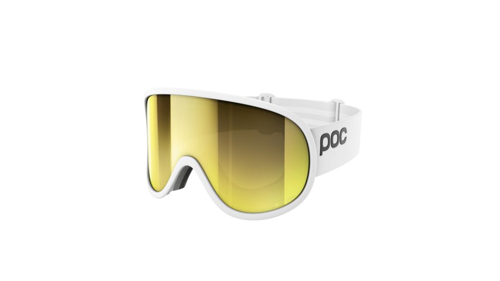 POC Retina Big Clarity Snow Goggles, Hydrogen White/Spektris Gold, 40525WHG