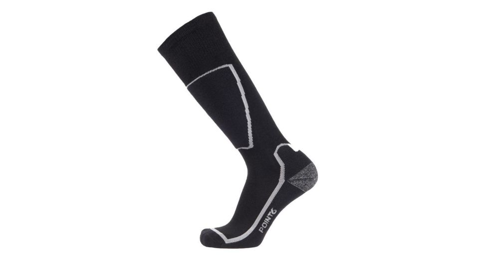 Point 6 37.5 Ski Light OTC Men's Socks, Black, Small 3428-204-05