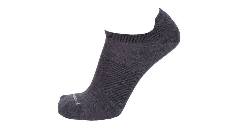Point 6 37.5 Sport Pop Ultra Light No Show Tab Men's Socks, Gray, Small 3710-200-05