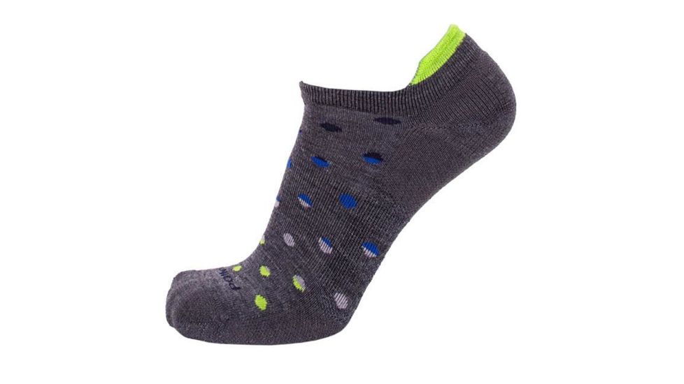 Point 6 Active Dot Fade Extra Light Micro  Men's Socks, Gray, Medium 1779-200-06