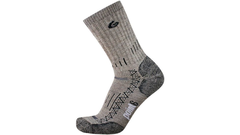 Point 6 Boot Heavy Mid-Calf Sock - Men's-Taupe-Medium