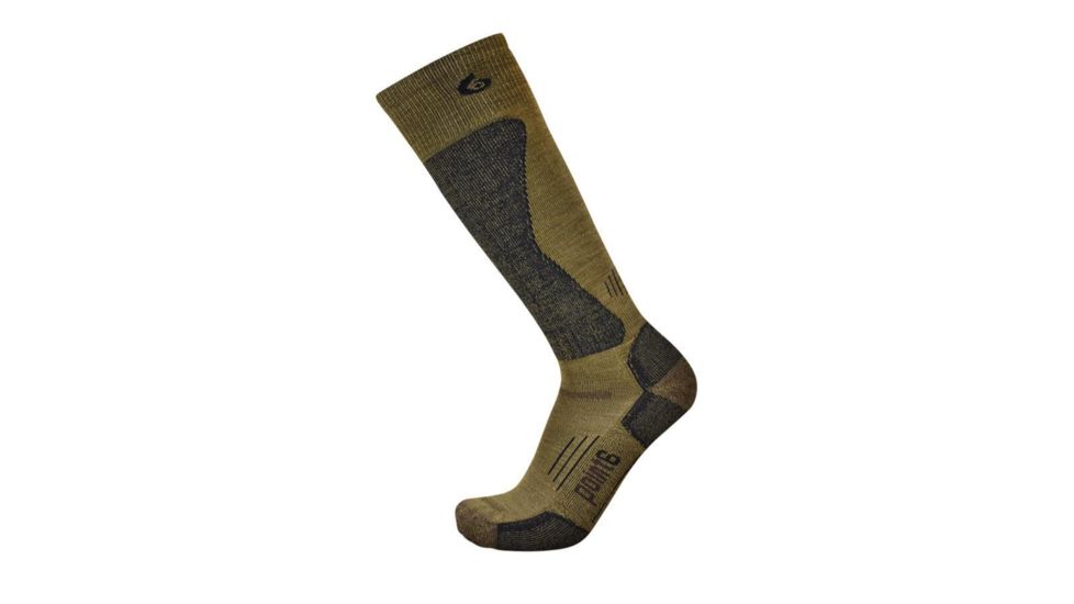 Point 6 Boot Light OTC Men's Socks, Coyote Brown, Large 1810-402-07