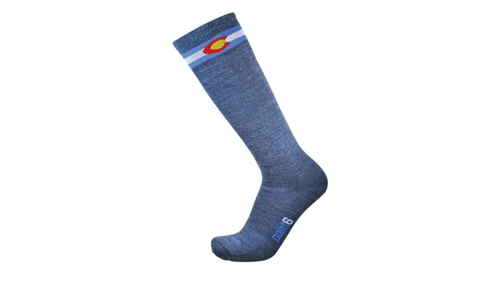 Point 6 Coolrado Sky High Ultra Light OTC  Men's Socks, Gray, Small 1404-200-05