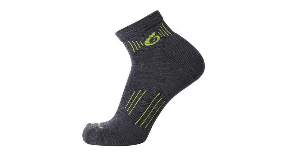 Point 6 Hiking Essential Light Mini Men's Socks, Black, Medium 2533-204-06