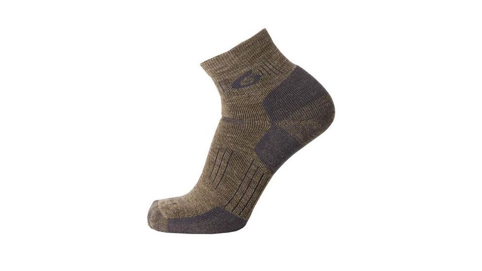 Point 6 Hiking Essential Light Mini Mens Socks, Earth, Large, 2533-320-07