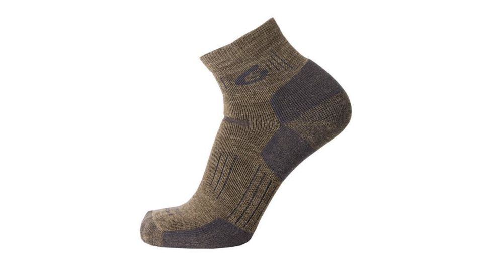 Point 6 Hiking Essential Medium Mini Crew Men's Socks, Earth, Medium 2532-320-06