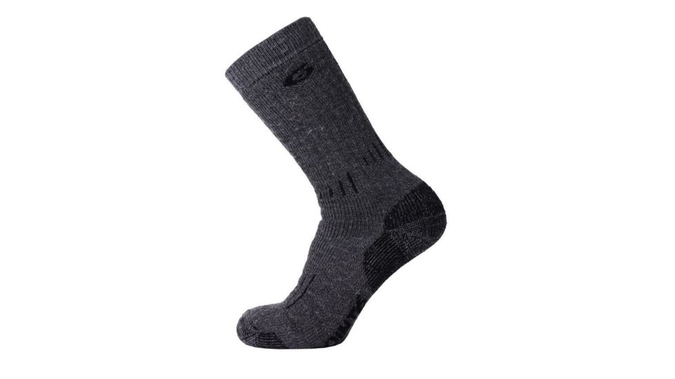 Point 6 Hiking Expedition Extra Heavy Mid Calf Men's Socks, Gray, Large 2540-200-07