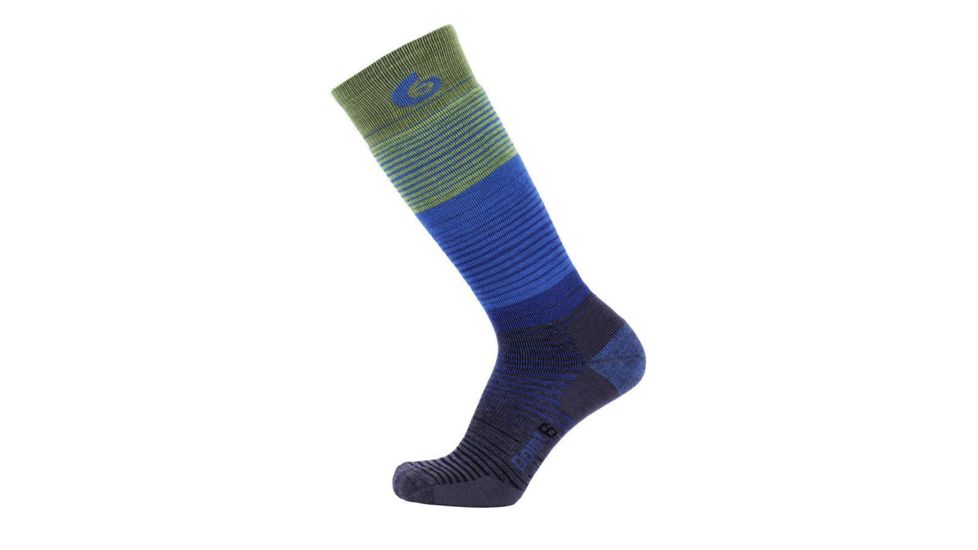 Point 6 Ski Blend Medium OTC  Men's Socks, Lime, Small 1448-240-05