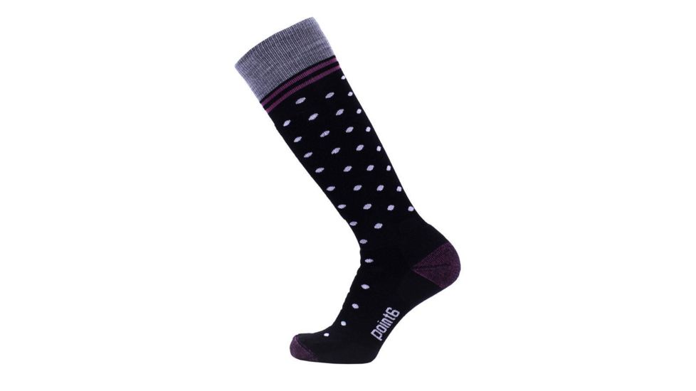 Point 6 Ski Champagne Medium OTC  Men's Socks, Black, Medium 1447-204-06